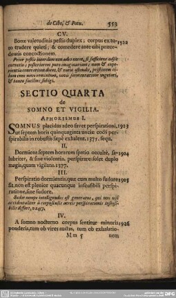 Sectio Quarta de Somno Et Vigilia
