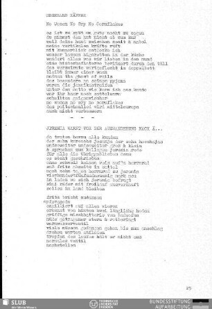 No Woman No Cry No Cornflakes
