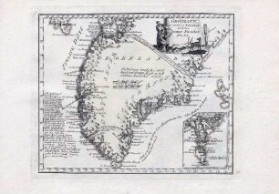 Grönland so weit es bekant ist mit den Inseln Faeröer. Nro. 77
