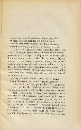 De P. Papinii Statii Thebaide quaestiones criticae, grammaticae, metricae