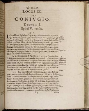 Locus XX. De Coniugio.