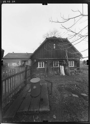 Viereichen, Nr. 10. Wohnhaus mit Umgebinde. Giebelfront