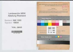 Entnazifizierung Jakob Vois, geb. 15.05.1909 (Arbeiter)
