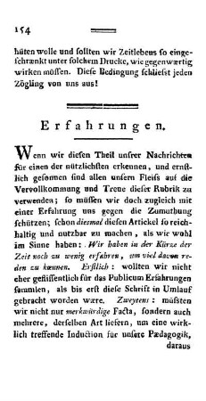 Erfahrungen