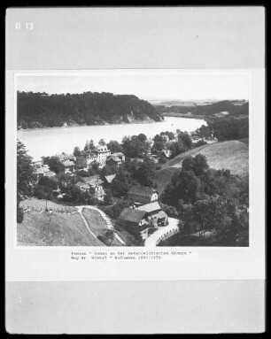 Passau, die Donau an der österreichischen Grenze
