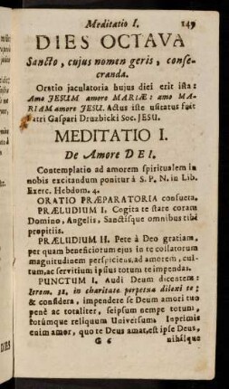 149-168, Dies Octava