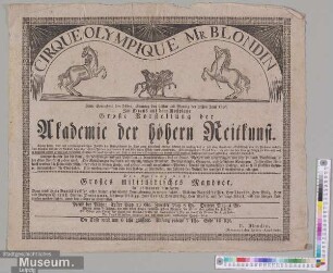 Große Vorstellung der Akademie der höhern Reitkunst