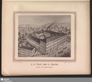 C. G. Dörffel Söhne in Eibenstock, Spitzen- und Stickereifabrik
