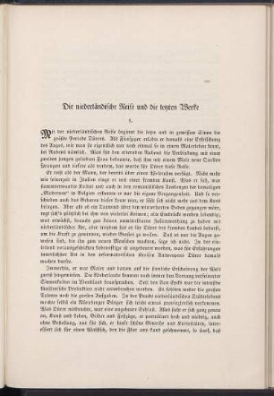 Die niederländische Reise und die letzten Werke