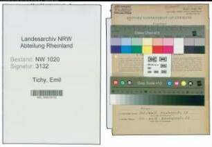 Entnazifizierung Emil Tichy , geb. 25.10.1897 (Arbeiter)