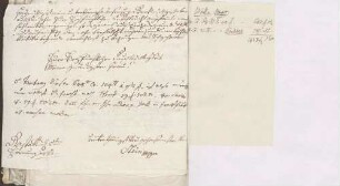 Agrarwirtschaftliche Notizen und Berechnungen von Karoline Luises Hand.