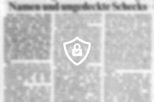Verwirrung um einen unrichtigen Namen und ungedeckte Schecks