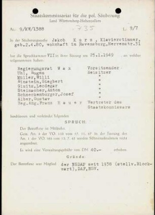 Kurz, Jakob