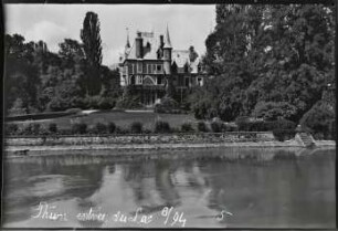 Schloss Schadau an der Aare-Mündung in den Thuner See