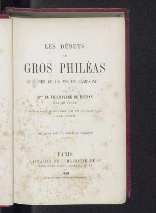 Les débuts du gros Philéas : scènes de la vie de campagne