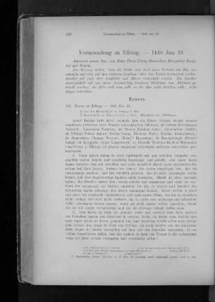 Versammlung zu Elbing. - 1440 Jan. 18.