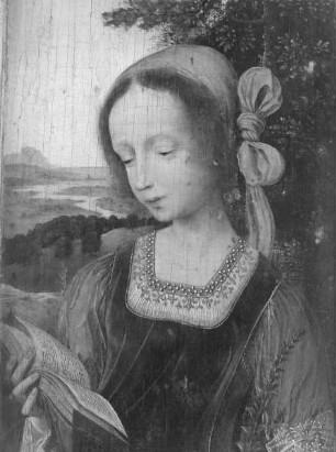 Zwei Tafeln eines Flügelaltars? — Die heilige Agnes
