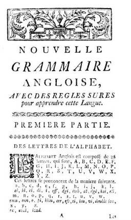 Des Lettres de l'Alphabet.