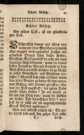 41-46, Achter Absatz; Neundter Absatz