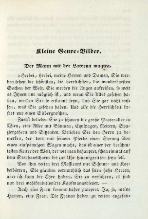 Kleine Genre-Bilder