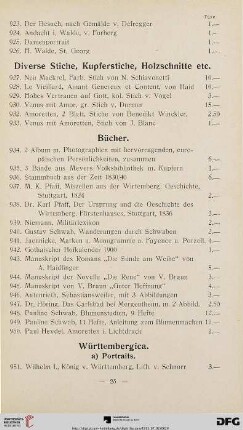 Diverse Stiche, Kupferstiche, Holzschnitte etc. (Nr. 927-933)