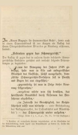 Für das Schwurgericht.