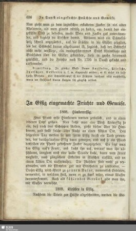 39. In Essig eingemachte Früchte und Gemüse
