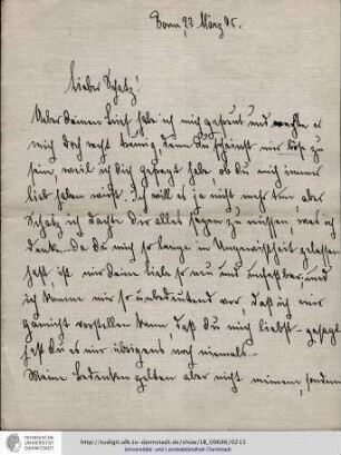 Brief vom 23.03.1905