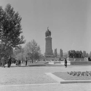 Das Denkmal zu Ehren der Sowjetarmee in Sofia