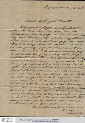 Brief vom 22.12.1903