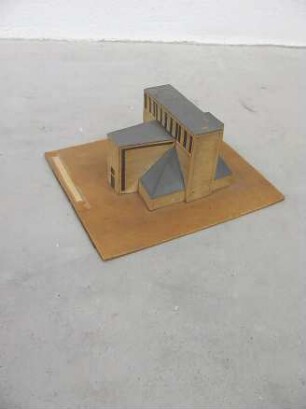 Gulbransson, Olaf Andreas ; München - Schwabing; Kreuzkirche - Modell
