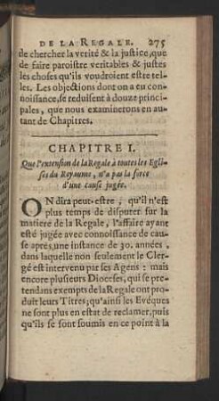 Chapitre I. - Chapitre VI.