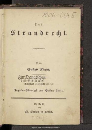 Das Strandrecht