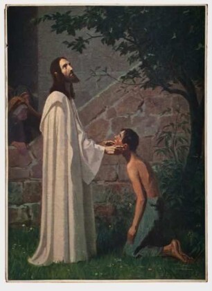Jesus heilt einen Taubstummen