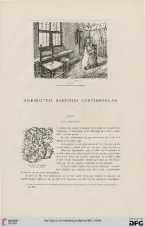 8: Silhouettes d'artistes contemporains : Max Liebermann