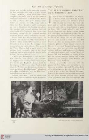 Vol. 61 (1917) = No. 244: The art of George Harcourt