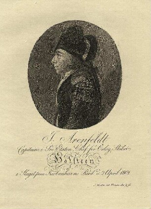 Bildnis von Jacob Arenfeldt (1755-1820)