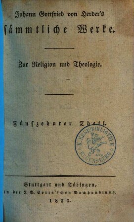 Vom Studium der Theologie und dem christlichen Predigtamt