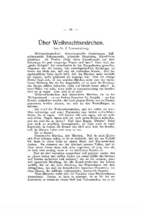 Über Weihnachtsmärchen