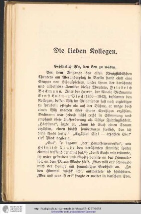 Die lieben Kollegen