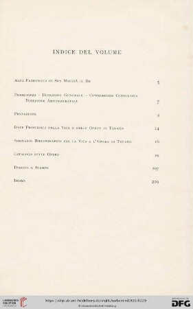Indice del volume