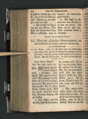 XII. Von den göttlichen Gnadenmitteln, ...