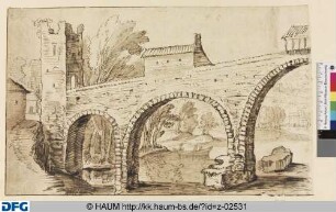 Brücke über einen Fluß: Pons Segovia