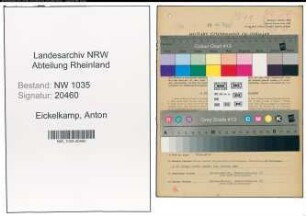 Entnazifizierung Anton Eickelkamp , geb. 06.11.1913 (Buchhalter)