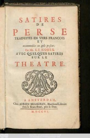 Satires De Perse