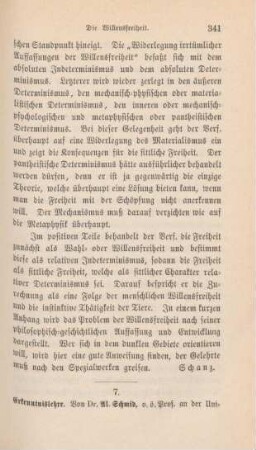 341-345 [Rezension] Schmid, Aloys, Erkenntnisslehre