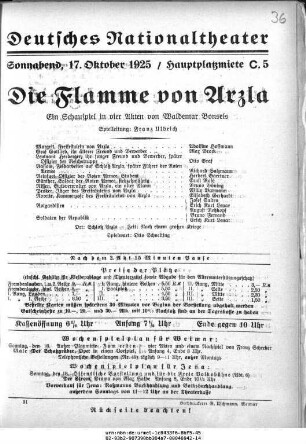 Die Flamme von Arzla