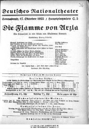 Die Flamme von Arzla