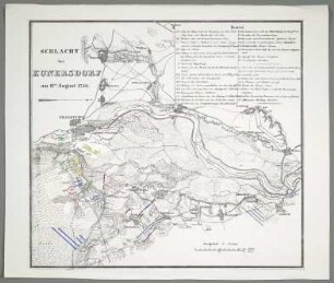 Schlacht bei Kunersdorf am 12ten August 1759