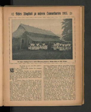 Achtes Flugblatt zu unseren Sammelkarten 1915